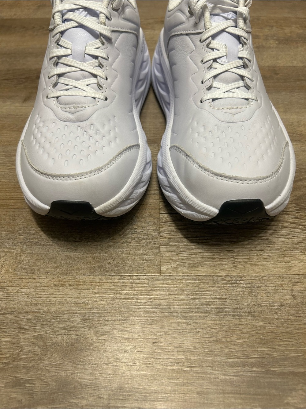 Hoka One One Bondi SR Women's Size 10 White Athletic Sneakers Slip Resistant - Picture 2 of 11